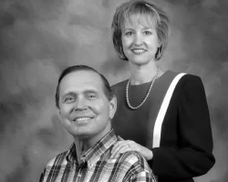 Life Coach Jan Peine with her patient, Jay Basselin